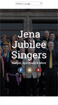 Mobile Screenshot of jena-jubilee-singers.de