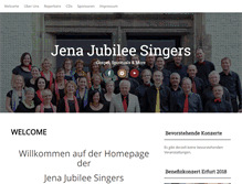 Tablet Screenshot of jena-jubilee-singers.de